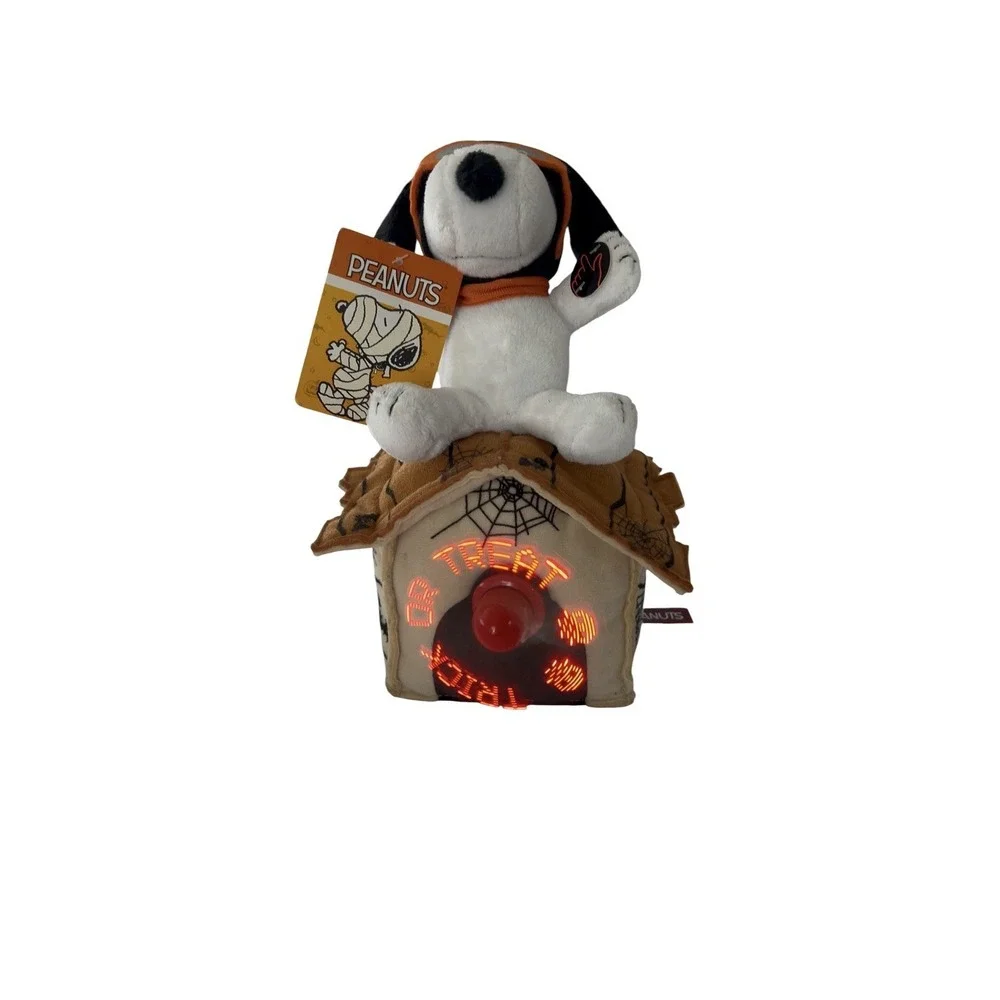 Peanuts Snoopy Ace Halloween Flying Doghouse Animated Musical Light Up